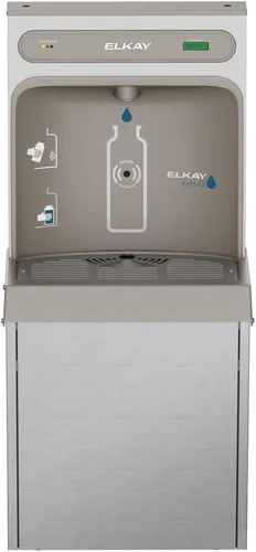 Vista 3 de Elkay LZ8WSSSMC ezH2O Estación de llenado superficial refrigerada de la botella del soporte filtrado 8GPH acero inoxidable