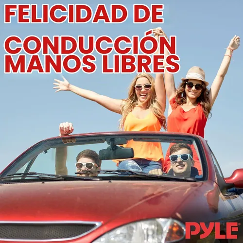 Vista 8 de Pyle Receptor estéreo marino Bluetooth para barco, unidad principal marina, receptor de altavoz estéreo único DIN - Transmisión de música
