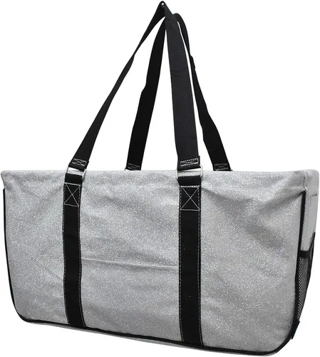 Vista 24 de NGIL Bolsa de comestibles reutilizable extra grande plegable de gran tamaño para comestibles, almacenamiento, picnic, playa, Estampado de vaca