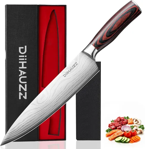 Vista 14 de DiiHAUZZ Paring Knife, 3.5 Inch Fruit Knife, High Carbon Stainless Steel