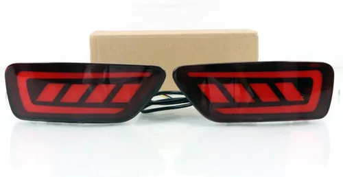 Vista 2 de Compatible con Jeep Compass 2011-2016, Jeep Grand Cherokee 2011-2021, Dodge Journey 2011-2017, luz de parachoques LED, luz de freno, luz antiniebla