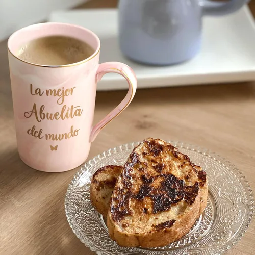 Vista 4 de Cabtnca Taza La Mejor Abuelita Del Mundo, regalos de Navidad para el Día de la Madre para la abuela, regalos de abbuela en español, regalos