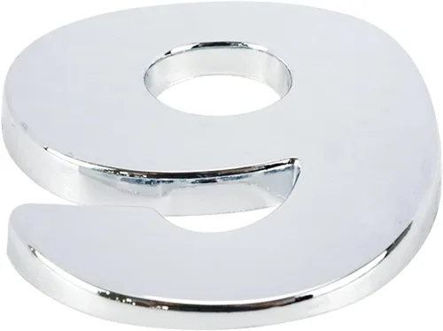 Vista 3 de Modengzhe 3D Metal Emblema de Coche Número 9 Adhesivo Cromado Aleación de Zinc Placa de Automóvil Decal