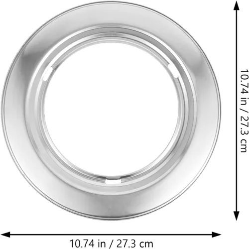 Vista 6 de Cabilock Adaptador de anillo de acero inoxidable para estante redondo Cocina Anillo de vapor Alimentos