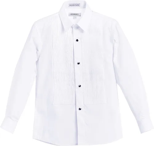 Vista 6 de Gioberti - Camisa de vestir para niño con pajarita y tachuelas de metal