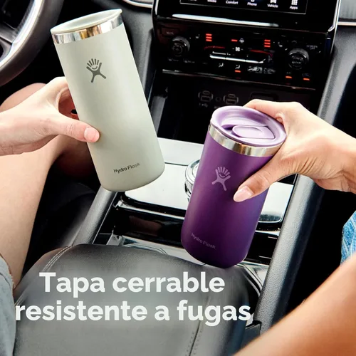 Vista 4 de Hydro Flask Taza de café de viaje – Acero inoxidable aislado, antiderrames, resistente a fugas, vaso de café para llevar, 16 onzas, verde agave