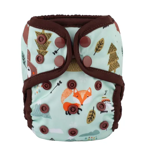 Vista 30 de Pañal para bebé recién nacido, 8lbs-10lbs (animal nativo americano)