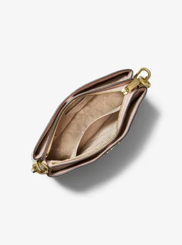 Vista 3 de Michael Kors Trisha - Bolso cruzado mediano de cuero con triple compartimento
