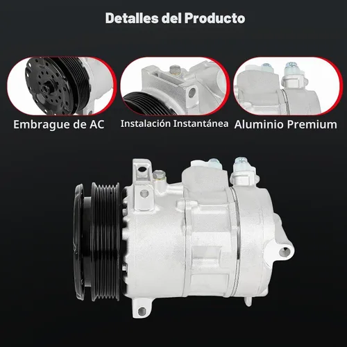 Vista 3 de cciyu Compresor de aire acondicionado para Chrysler Sebring para Dodge Avenger