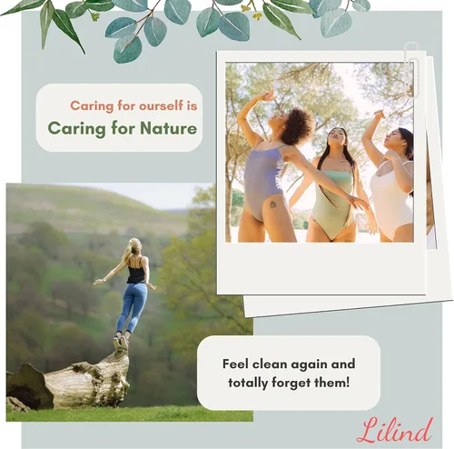 Vista 5 de Lilind ® Paquete de 7 toallas de tela para tanga en flores rojas, 100% algodón orgánico, reutilizables, lavables, toallas sanitarias menstruales