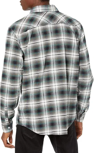 Vista 6 de RVCA Men's Standard Fit Long Sleeve Button Up Flannel Shirt