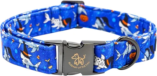 Vista 41 de Elegant little tail Collar para perro de Pascua, collar de perro con estampado de huevos de conejo, collar para mascotas, collar rosa para perros