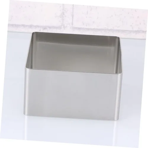 Vista 8 de DOITOOL Diy Baking Essential - Anillo cuadrado de acero inoxidable para tartas, cortador de mousse versátil para galletas de fondant