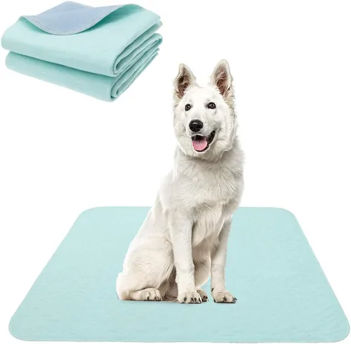Vista 16 de KOOLTAIL Almohadillas lavables para orina de perros, paquete de 2 almohadillas de entrenamiento súper absorbentes reutilizables impermeables