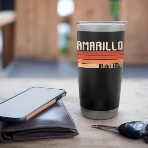 Vista 7 de AMARILLO Name Personalized Idea Men Retro Vintage AMARILLO Stainless Steel Insulated Tumbler