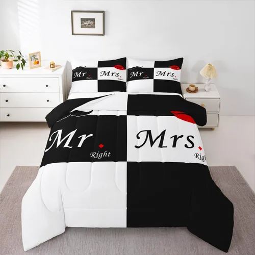 Vista 26 de Erosebridal Juego de edredón para parejas, juego de ropa de cama tamaño individual con lentejuelas doradas con purpurina dorada, edredón acolchado