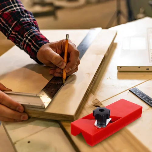 Vista 4 de DOITOOL Cepilladora de madera manual compacta, herramienta de mano de 45 grados para proyectos de carpintería de bricolaje, cepilladora de plástico