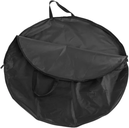 Vista 7 de Yosoo Negro Nylon Bicicletas Rueda Bolsa de transporte Traje para Mountain Road Bike Ruedas delanteras y traseras 27,5 y 29 pulgadas Opcional