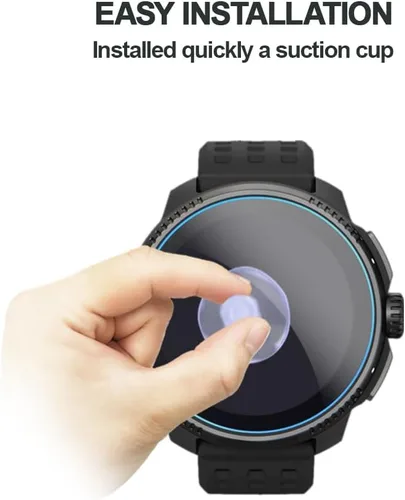 Vista 2 de Protector de pantalla compatible con Suunto Race 2 / Race, película protectora de vidrio templado antiarañazos 9H (3 unidades)
