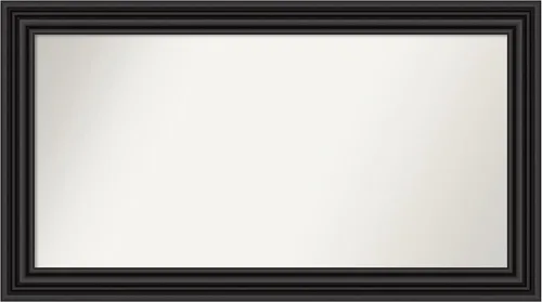 Vista 660 de Amanti Art Espejo personalizado, espejo de baño negro puente, espejo de pared o espejo de tocador de baño sobre el fregadero (26 x 26 pulgadas)
