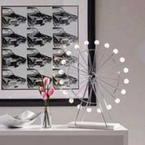 Vista 7 de Adesso Home 2120-22 Lámpara de mesa LED de transición de la colección Coney en acabado cromado, 5.25 pulgadas, grande, bronce