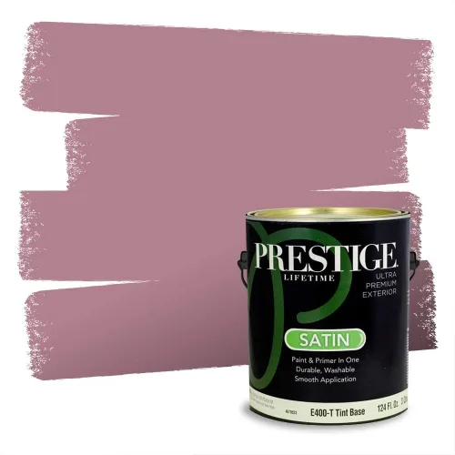 Vista 684 de Prestige Paints Pintura exterior e imprimación en uno, 1 galón, plano, coincidencia comparable de Valspar* Amber Rose*