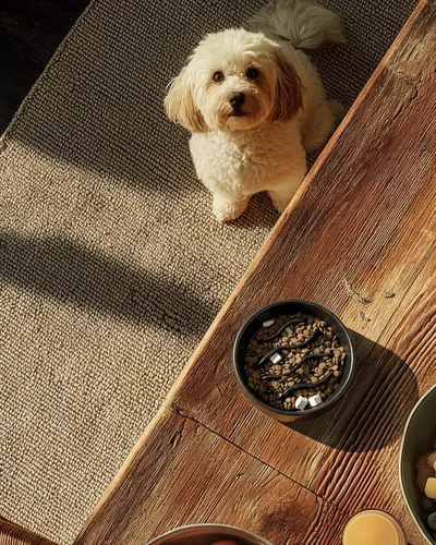 Vista 2 de Cuencos de cerámica para perros pequeños, comedero lento para perros pequeños, comedero lento para perros de 0.6 tazas para comer rápido, cuenco