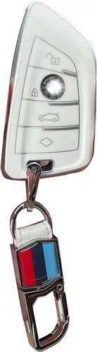 Vista 9 de Funda para llavero BMW, forma de hoja para BMW Series 1, 2, 5, 7, X1, X3, X5, X6