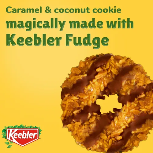 Vista 3 de Keebler Coconut Dreams - Galletas de coco y caramelo recubiertas de dulce de azúcar, 8.5 onzas