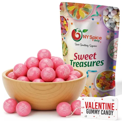 Vista 34 de NY Spice Shop Bolas de chicle surtidas – Bolas de chicle de 1 libra para máquina de chicles – Chicle de Mascar Bolas de chicle Dubble Bubble