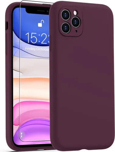 Vista 39 de Goodon Funda para iPhone 11 Pro con protector de pantalla - Protección mejorada de la cámara - Forro de microfibra suave - Funda protectora