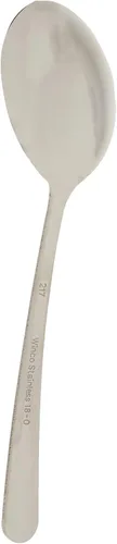 Vista 2 de Winco - Juego de cucharillas de café Windsor, acero inoxidable 18-0. 12 unidades. 0002-02, Plateado
