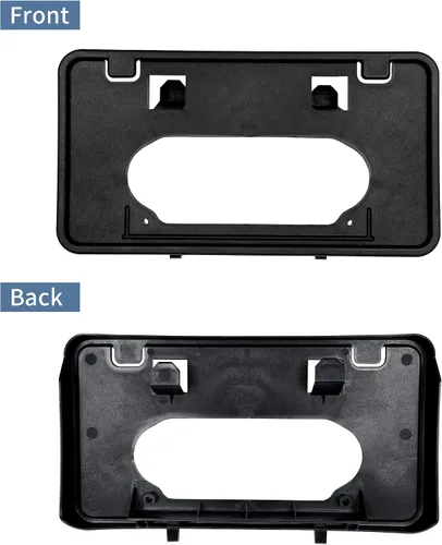 Vista 6 de Soporte para matrícula, soporte para placa frontal, compatible con Ford F150 2009-2014, montaje de matrícula, marco de matrícula, almohadilla