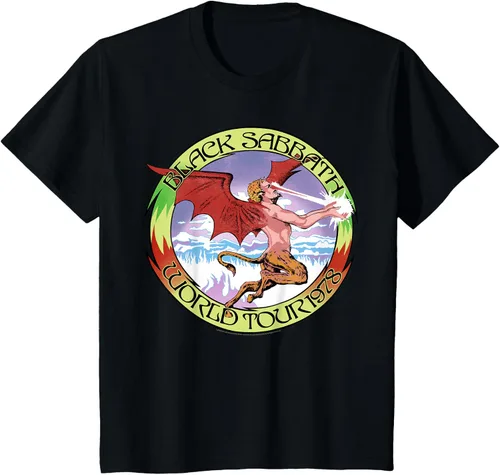 Vista 8 de Black Sabbath Camiseta oficial del World Tour '78 Negro