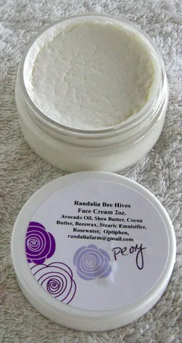 Vista 2 de Aceite de aguacate, crema facial, peonía, Randalia Bee Hives