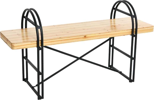Vista 10 de Main + Mesa Eitri Banco de madera y metal, madera flotante Driftwood