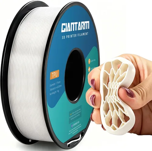 Vista 9 de GIANTARM Filamento de ácido poliláctico (PLA) para impresora 3D, carrete de 2.2 lbs, 0.07 in +/-0.001 in, 1080 pies por rollo, embalaje al vacío