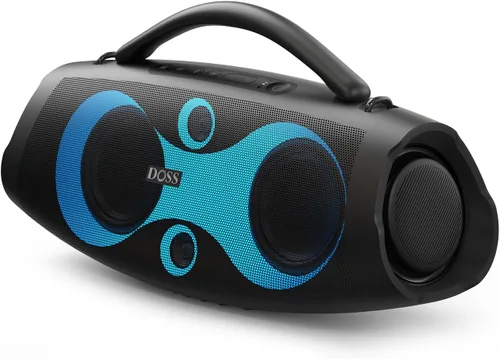 Vista 10 de DOSS Extreme Boom Pro D200 - Altavoz Bluetooth portátil, color negro