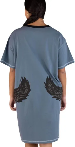 Vista 2 de Lazy One Camisones para mujer, lindo camisón para mujer, diseños de animales Camisón azul Bear Hug