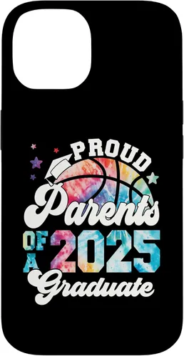 Vista 4 de iPhone 16 Parents of a 2025 Graduate Senior Graduation Basketball Case