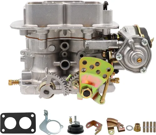Vista 9 de Carburador de 2 barriles 38/38 para Weber 38 x 38 4 CYL estrangulador eléctrico compatible con BMW VW Ford Jeep Toyota Pickup, para Fiat Renault