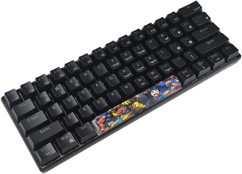 Vista 4 de RICKONS My Hero Academia 6.25u - Tecla de barra espaciadora para teclado mecánico Cherry Switch con extractor de teclas (Mi Hero 18)