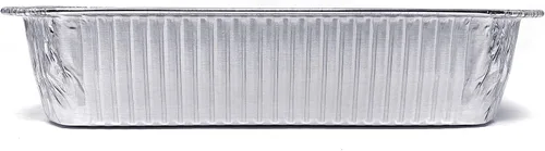 Vista 4 de Fig & Leaf Paquete de 35 bandejas de goteo compatibles con Weber Grills 6498 Smokefire l Summit l Genesis II - Forro de papel de aluminio resistente