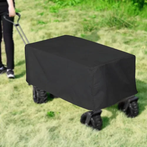 Vista 3 de Funda plegable impermeable para carro, protección resistente para carrito de jardín (38 x 22 x 20 pulgadas)