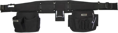 Vista 10 de BOULDER BAG Professional Electrician's MAX Combo con cómodo cinturón de herramientas de soporte de espalda, hebilla de liberación rápida, cinturón