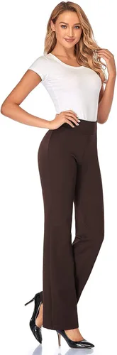 Vista 7 de Tapata - Pantalones de vestir elásticos para mujer de 28 pulgadas 30 pulgadas 32 pulgadas 34 pulgadas de cintura alta para oficina negocios casual