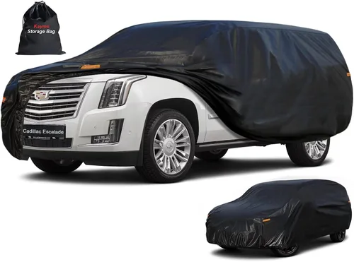 Vista 90 de Kayme Cubierta de auto SUV de 7 capas ajuste personalizado para BMW X1 (2009-2025), impermeable, para todo tipo de clima, para automóviles, cubierta