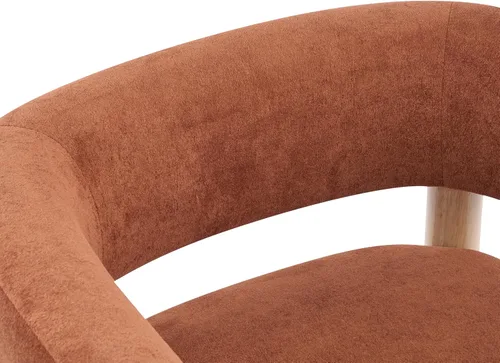 Vista 12 de Christopher Knight Home Carly - Silla decorativa de perfil bajo, silla tapizada de barril Boucle, cómoda silla de lectura para dormitorio, sofá