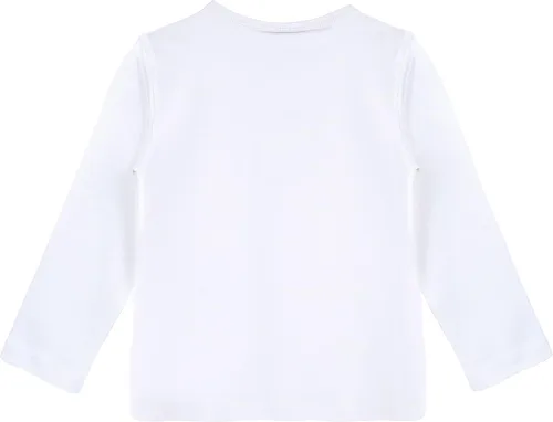 Vista 6 de Lilax Camiseta básica de algodón de manga larga con cuello redondo para niña