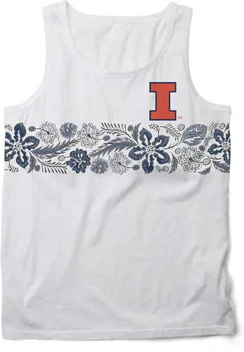 Vista 42 de Wes and Willy Camiseta sin mangas floral para hombre
